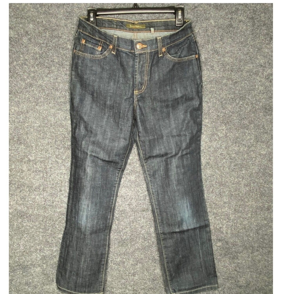 David Kahn Lauren Dark Wash Straight Leg Jeans Womens Size 6 Indigo Denim